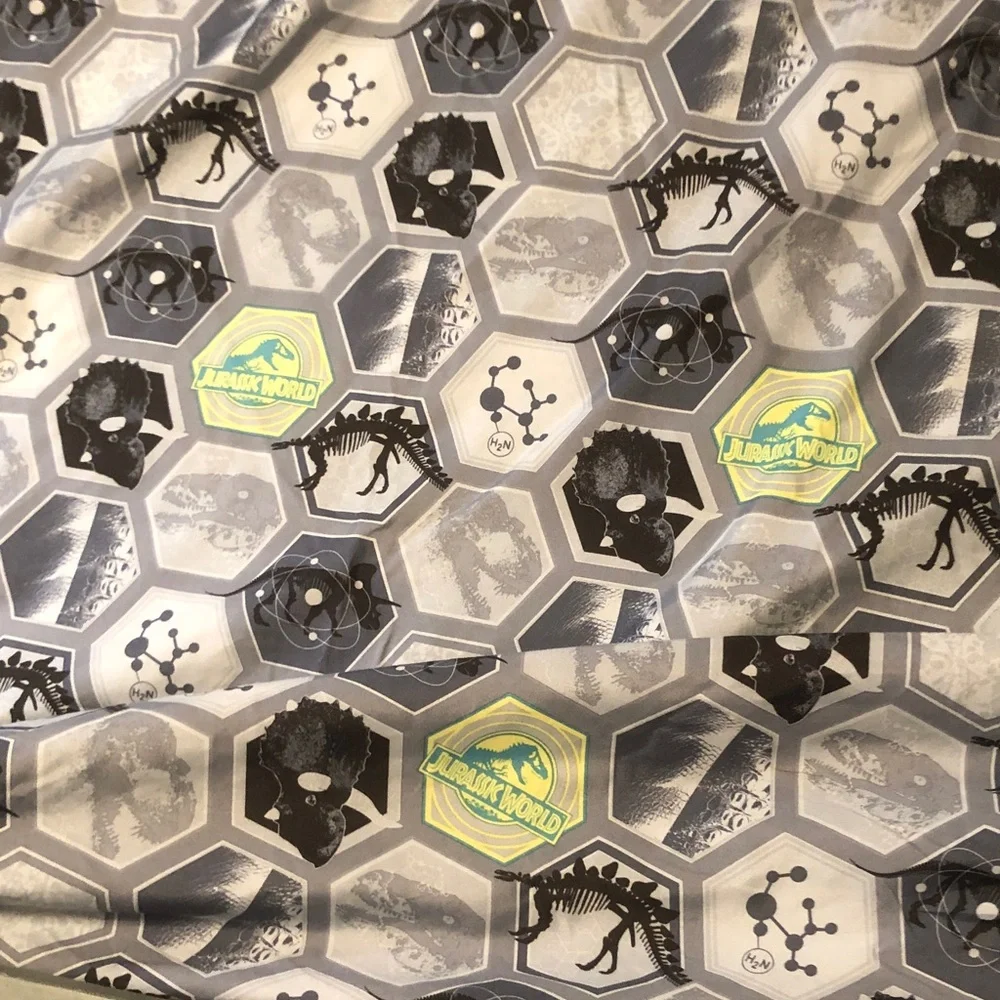 Jurassic world Print Sheet Set in Blue & Cream